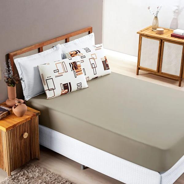 Jogo Cama Malha 100% 210x240 3pç