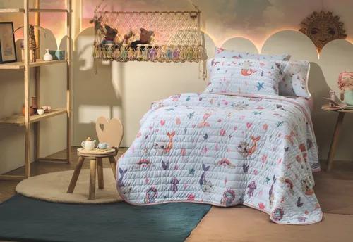 Jogo Colcha Malha 100% 170x240 2pç