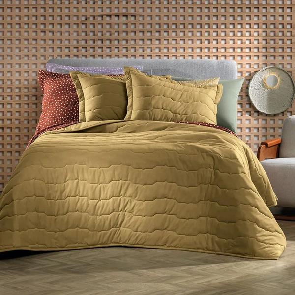 Jogo Colcha Malha 100% 210x240 3pç