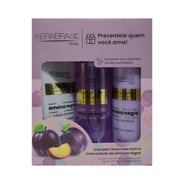 Kit Kerabrasil Sab.Liq.+ Esfol.Ameixa