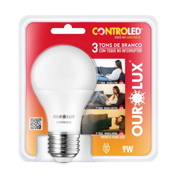 Lamp.Ourolux Cont.Led 3 Tons 2700k