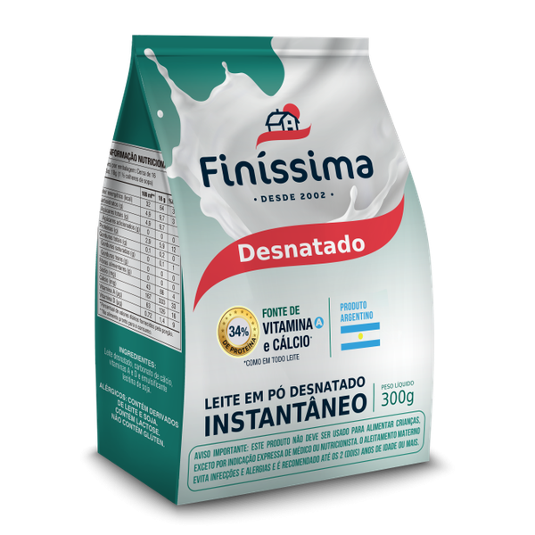 Leite Po Finissima Sache Desnatado 300g