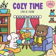 Livro Cozy Time P/Colorir