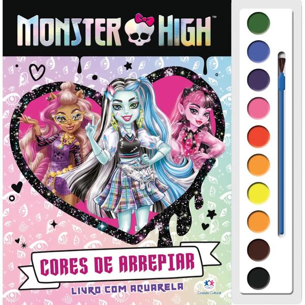 Livro Monters High Cores De Arrepiar