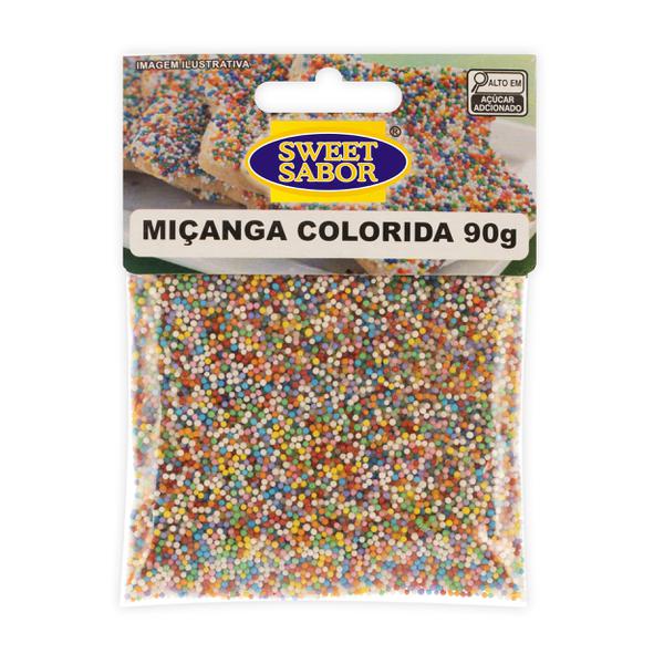Miçanga Sweet Sabor Colorida 90g