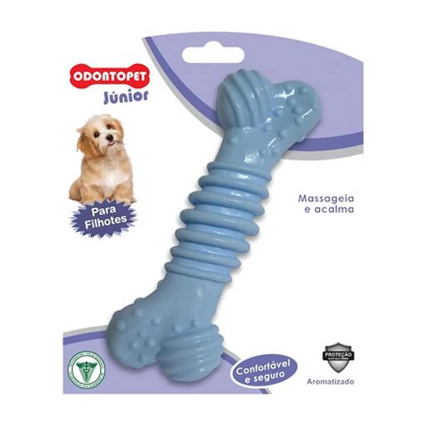 Mordedor Cachorro Mor Azul Osso