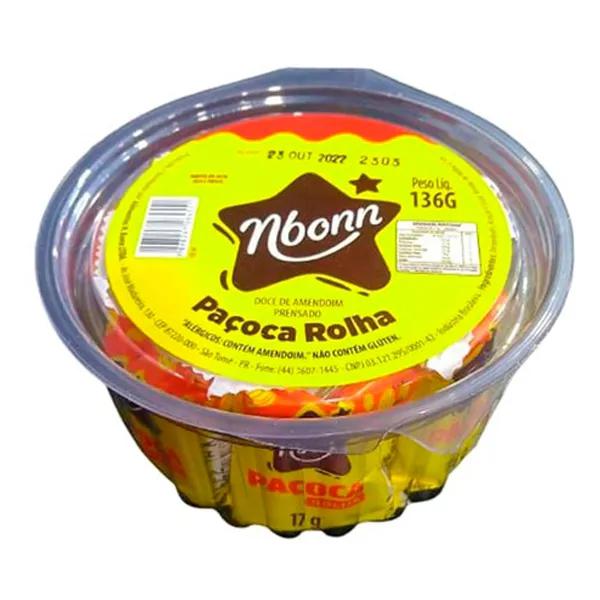 Paçoca Rolha Nbonn Pote 136g