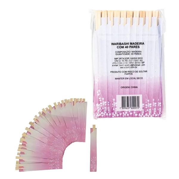 Palito Waribashi 40 Pares