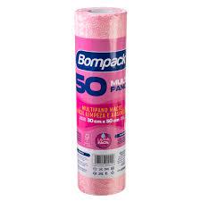 Pano Multiuso Bompack Rosa 30x50 C/50
