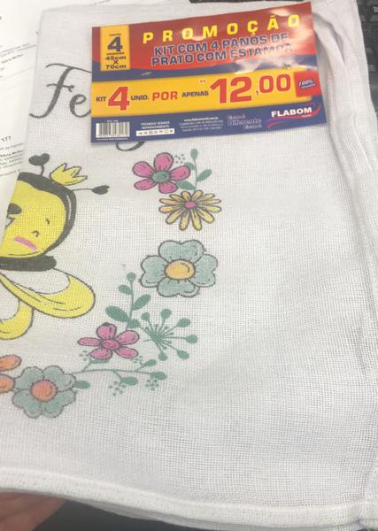 Pano Prato Flabom 45x70 C/4 Ref.686