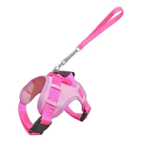 Peitoral Cachorro Mor Rosa Tam.M