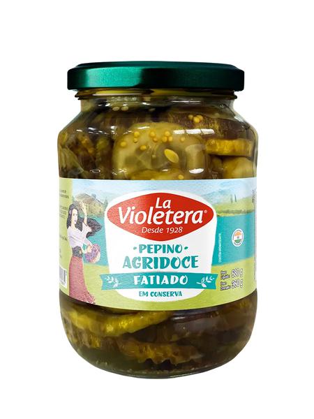 Pepino Cons.La Violetera Int.Agridoce 360g