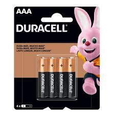 Pilha Duracell Pal.C/4 Aaa