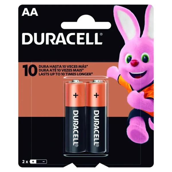 Pilha Duracell Peq.C/2 Aa