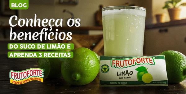 Polpa Fruta Frutoforte Limao 100g