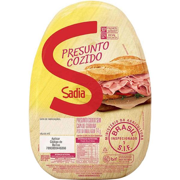 Presunto Cozido Sadia Oval Kg