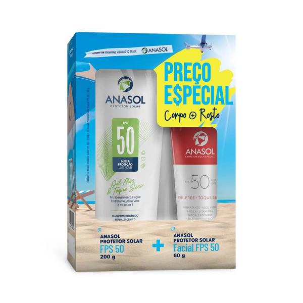 Prot.Solar Anasol Fps50 200g + Fps50 Facial