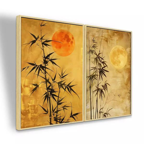 Quadro Bambu Arte 1 Violeta 7124