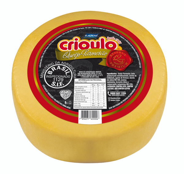 Queijo Parm.Reserva Premium Crioulo Kg