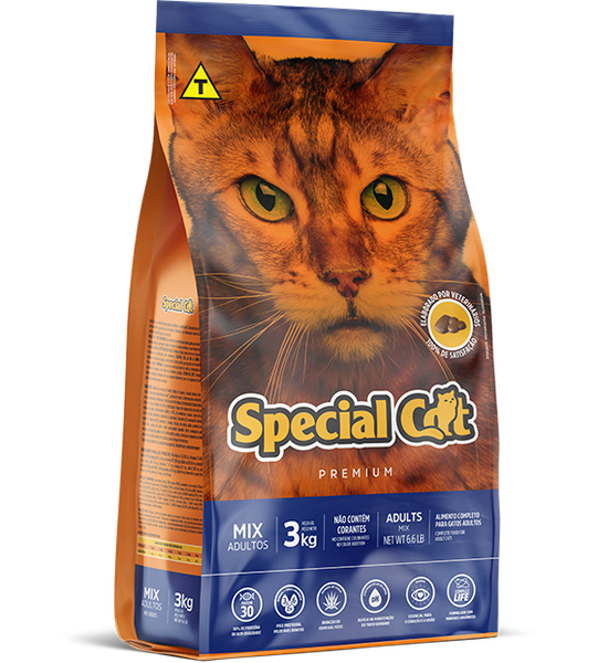 Ração Gato Special Cat 10,1kg Mix Adulto