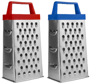 Ralador Inox 4 Faces 21cm C/Plastico