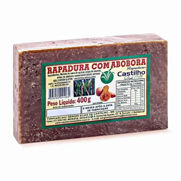 Rapadura Sergio Castilho C/Abobora 400g