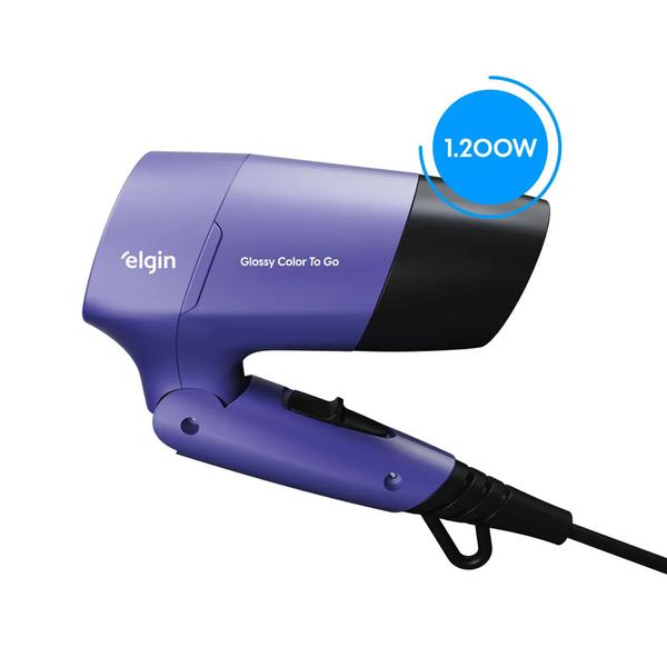Secador Cabelo Elgin Glossy To Go 1200w