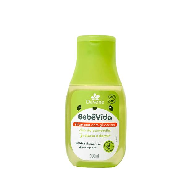 Shampoo Bebe Vida 200ml Cha Camomila