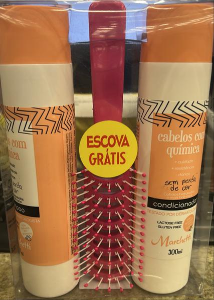 Shampoo+cond.Marchetti Quim.+ Esc.Gratis