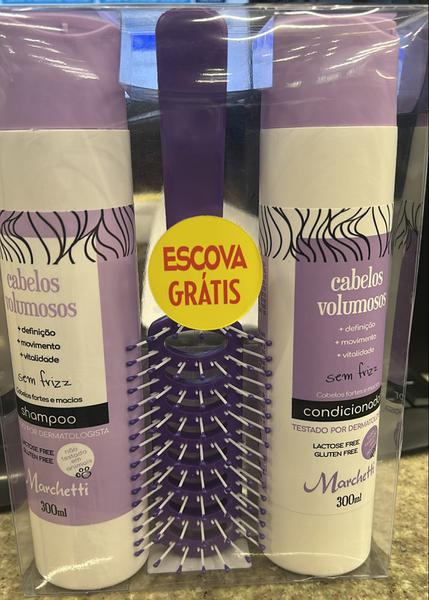Shampoo+cond.Marchetti Volum.+ Esc.Gratis