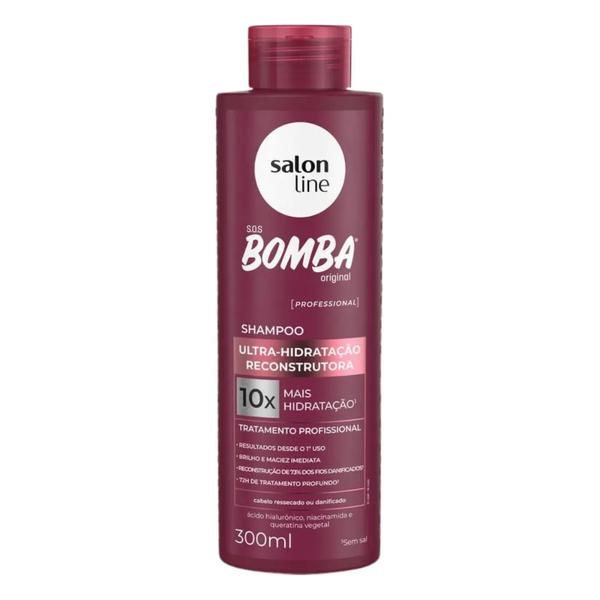 Shampoo Salon Line Bomba Hidr.Rec.300ml