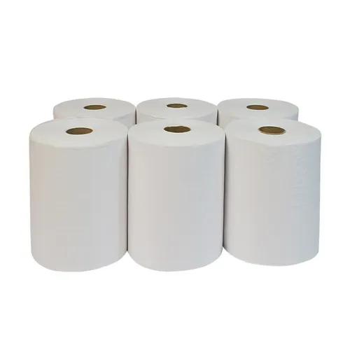 Toalha Papel Rolo 6x20x200mt Branca