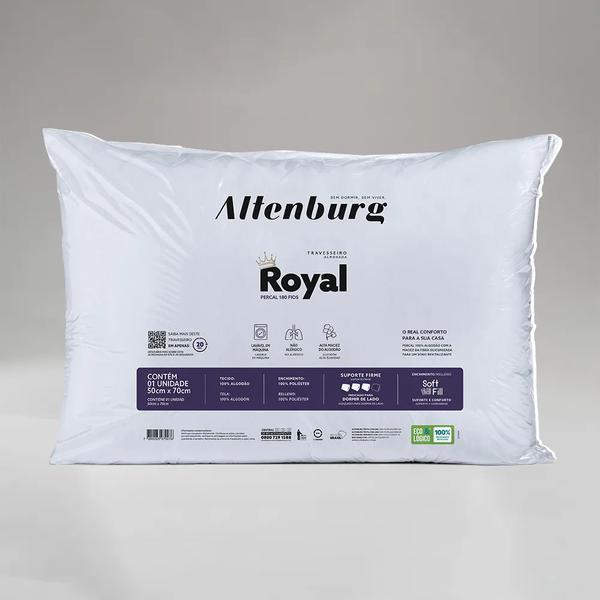 Travesseiro Altenburg Royal 50x70 Bco 1616