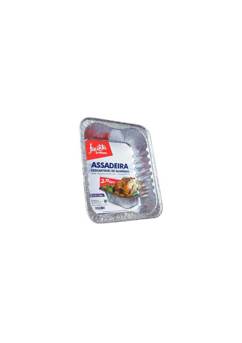 Assadeira Facilita Aluminio Ret.3 750ml