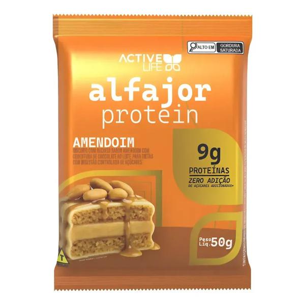 Alfajor Active Life Proteico Amendoim 50g