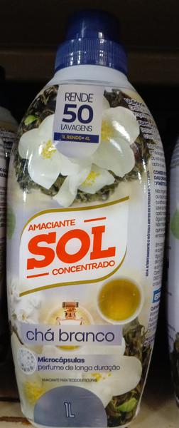 Amaciante Sol Conc.Cha Branco 1 Lt