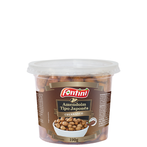 Amendoim Fontini Churrasco 190g Pote