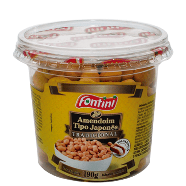 Amendoim Fontini Salgado Trad. 190g Pote