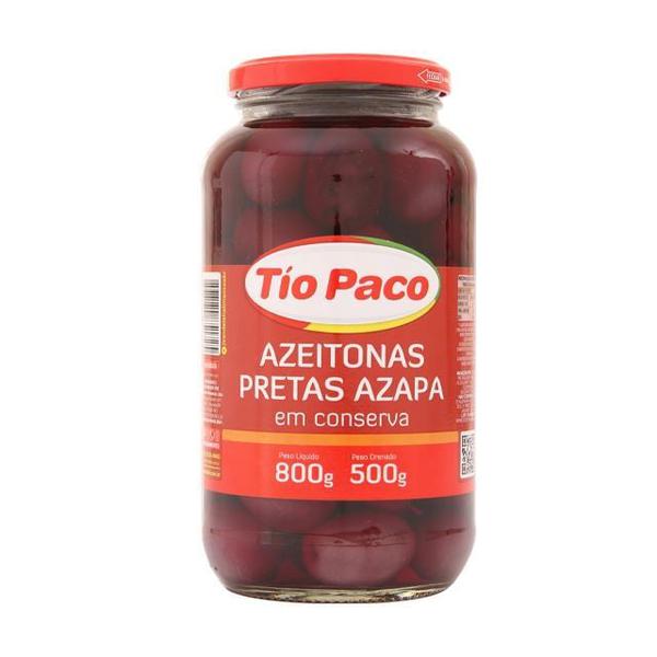 Azeitona Preta Tio Paco Azapa 500g