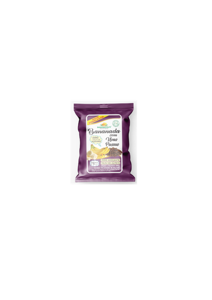 Bananada Bananafruti C/Uva Passas Zero Ac.250g