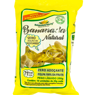 Bananada Bananafruti Natural Zero Ac. 250g