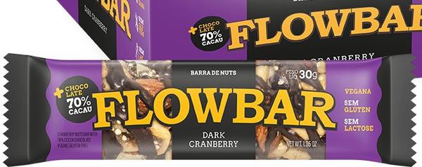 Barra De Cereal Flowbar N. 70% C. Cranberry 30 Gr