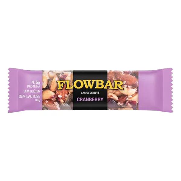Barra De Cereal Flowbar Nuts Cranberry 30 Gr