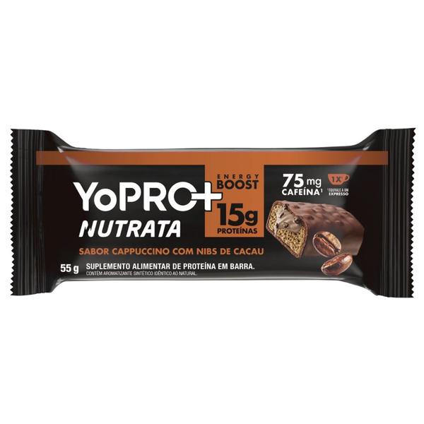 Barra De Cereal Nutrata Yopro Cappuccino 55g