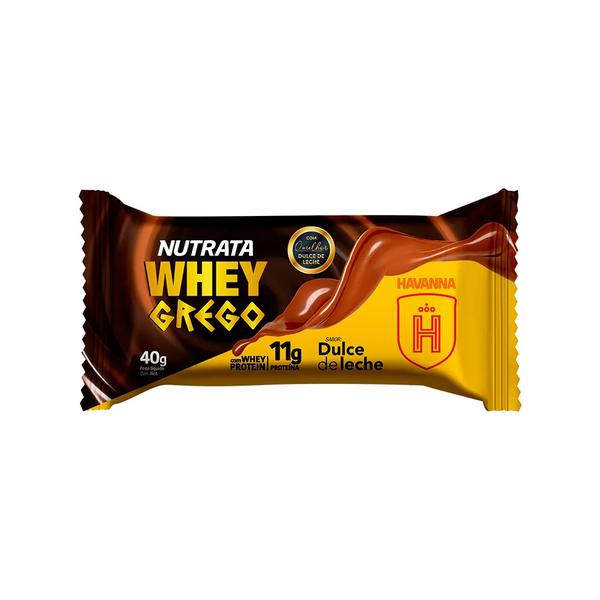 Barra De Cereal Whey Grego Doce De Leite Zero 40g