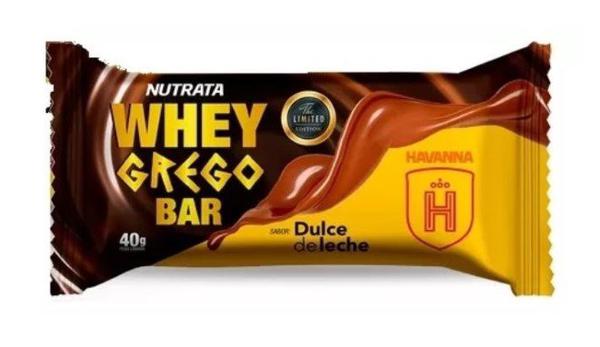 Barra De Cereal Whey Grego Dulce Leche 40g