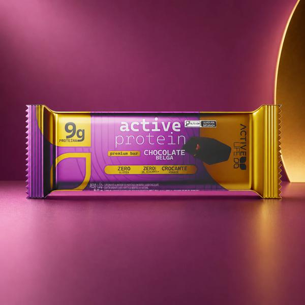 Barra De Proteina Active Life Chocolate Belga 50g