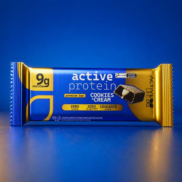 Barra De Proteina Active Life Cookie&cream 50g