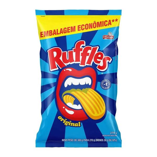 Batata Elma Chips Ruffles Sal 270g