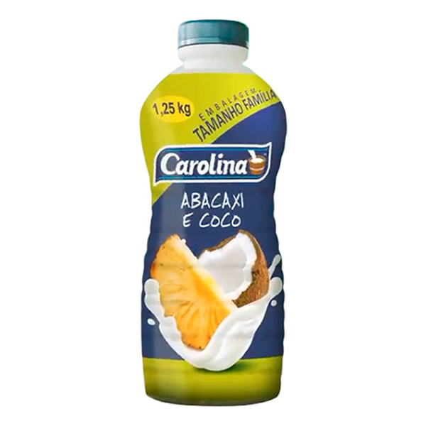Bebida Lactea Carolina Abacaxi C/Coco 1250g